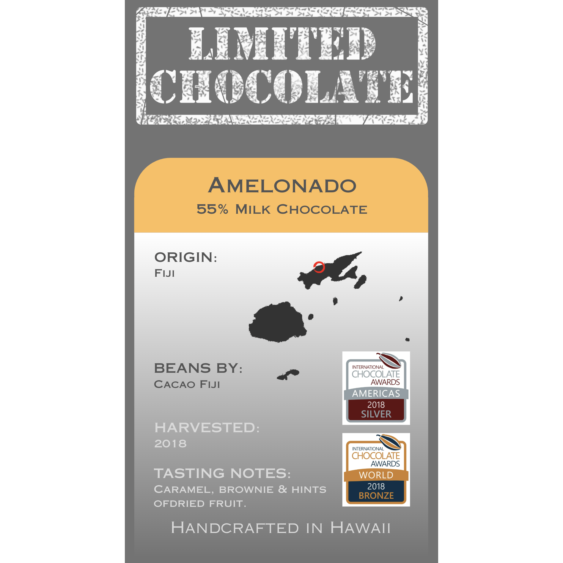 Fiji Amelonado - 55% Milk Chocolate – Limited Chocolate