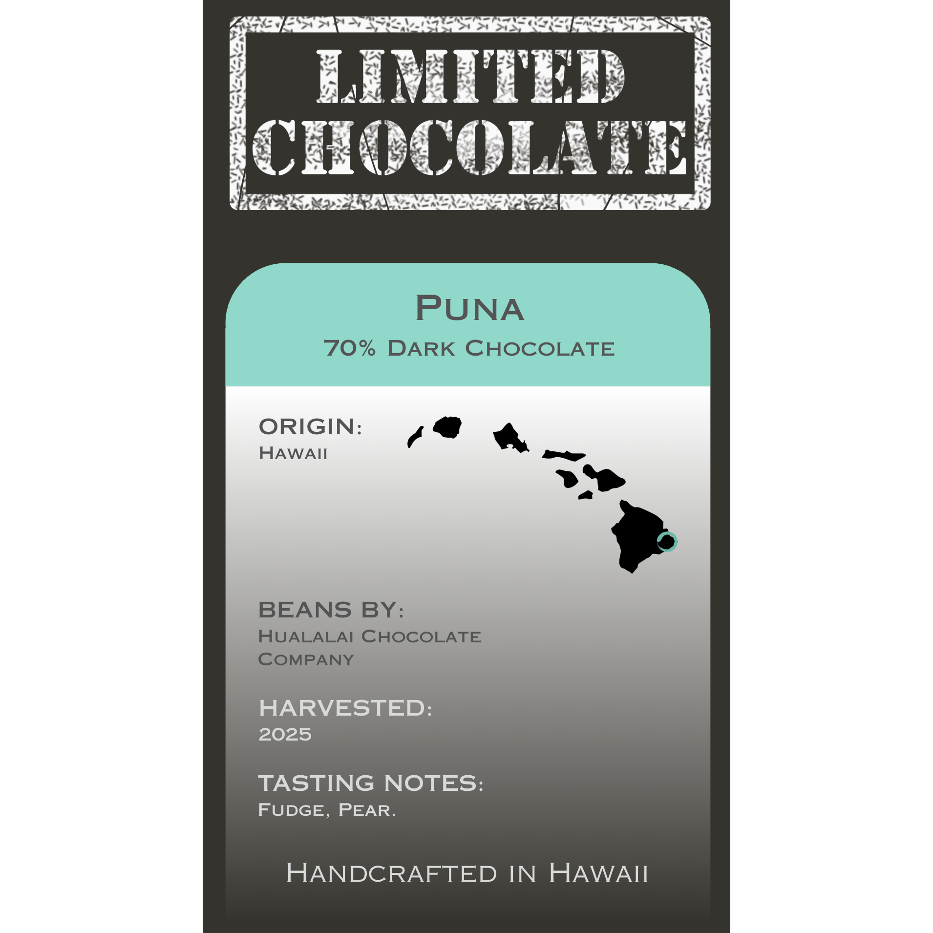 Hawaii Puna - 70% Dark Chocolate