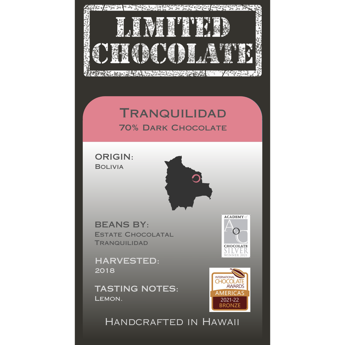 Ecuador Costa Esmeraldas - 70% Dark Chocolate – Limited Chocolate Ecuador Costa Esmeraldas - 70% Dark Chocolate – Limited Chocolate